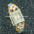 Colorful Rhinestone Fashion Alloy Wrist Watch For Women B040